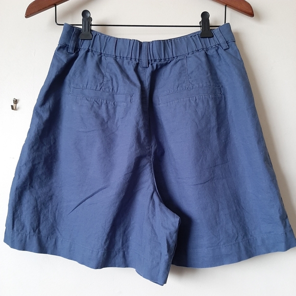 Uniqlo Blue High Waist Shorts - Picture 2 of 3